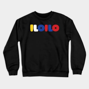 Iloilo City Philippines in Filippino Flag Colors Crewneck Sweatshirt